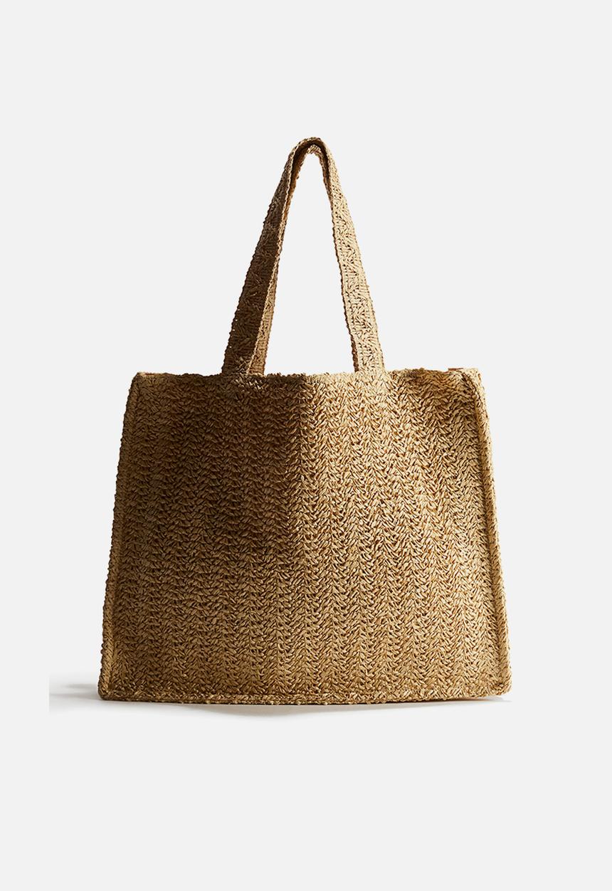 H&M - Straw shopper - beige
