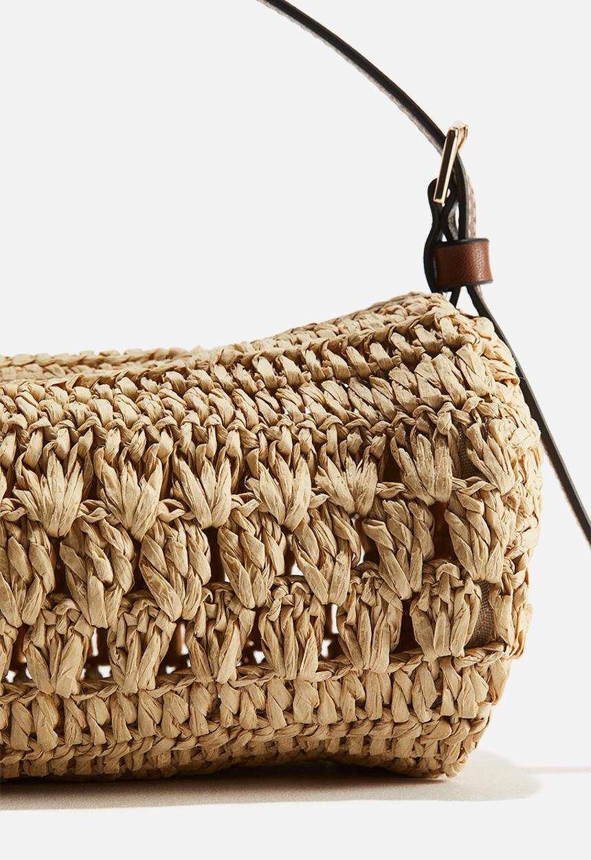 H&M - Straw shoulder bag - beige