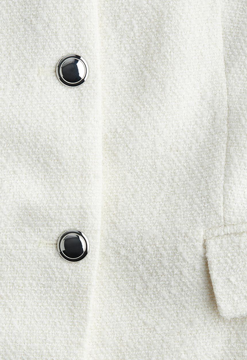H&M - Bouclé blazer - white