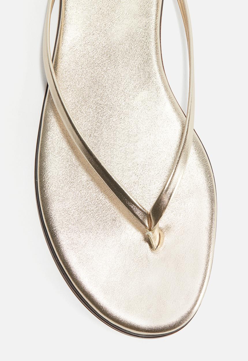 H&M - Flip-flops - gold coloured