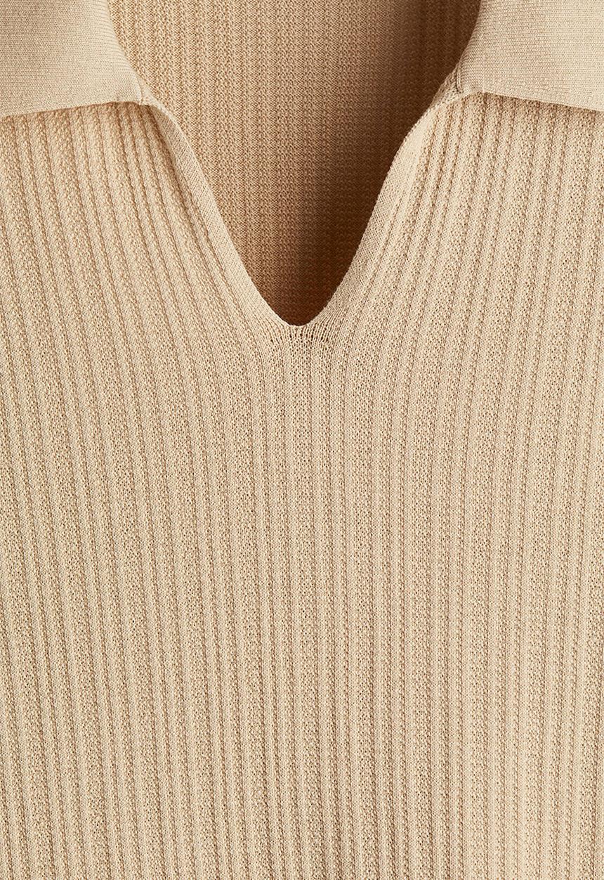 H&M - Regular fit pima cotton polo shirt - beige