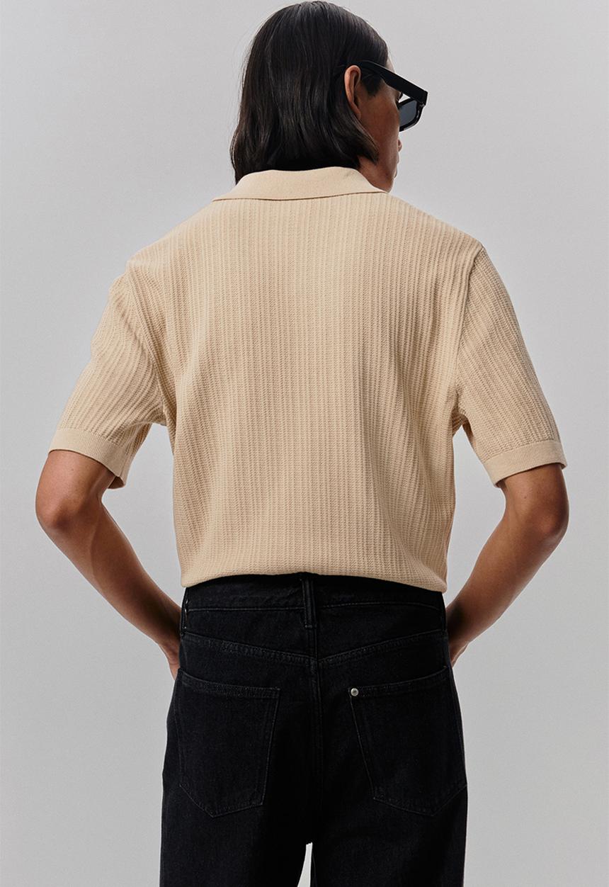 H&M - Regular fit pima cotton polo shirt - beige