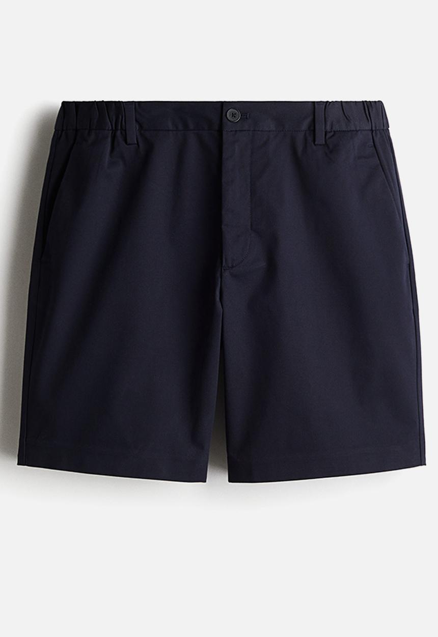 H&M - Regular fit chino shorts - navy blue