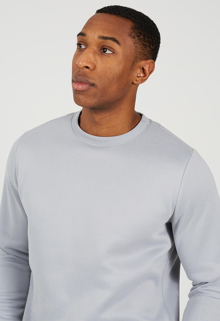 Brave Soul - Crew Neck Sweatshirt - Storm Grey