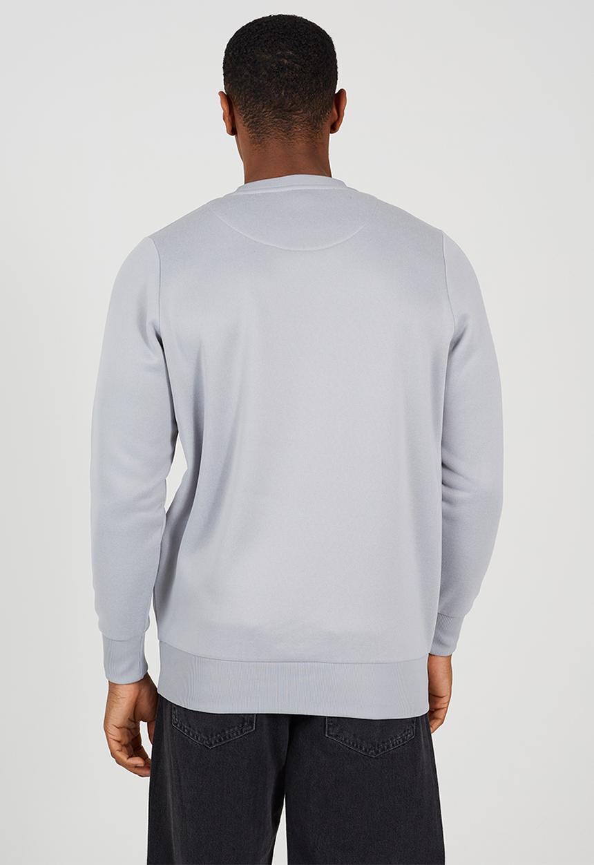 Brave Soul - Crew Neck Sweatshirt - Storm Grey
