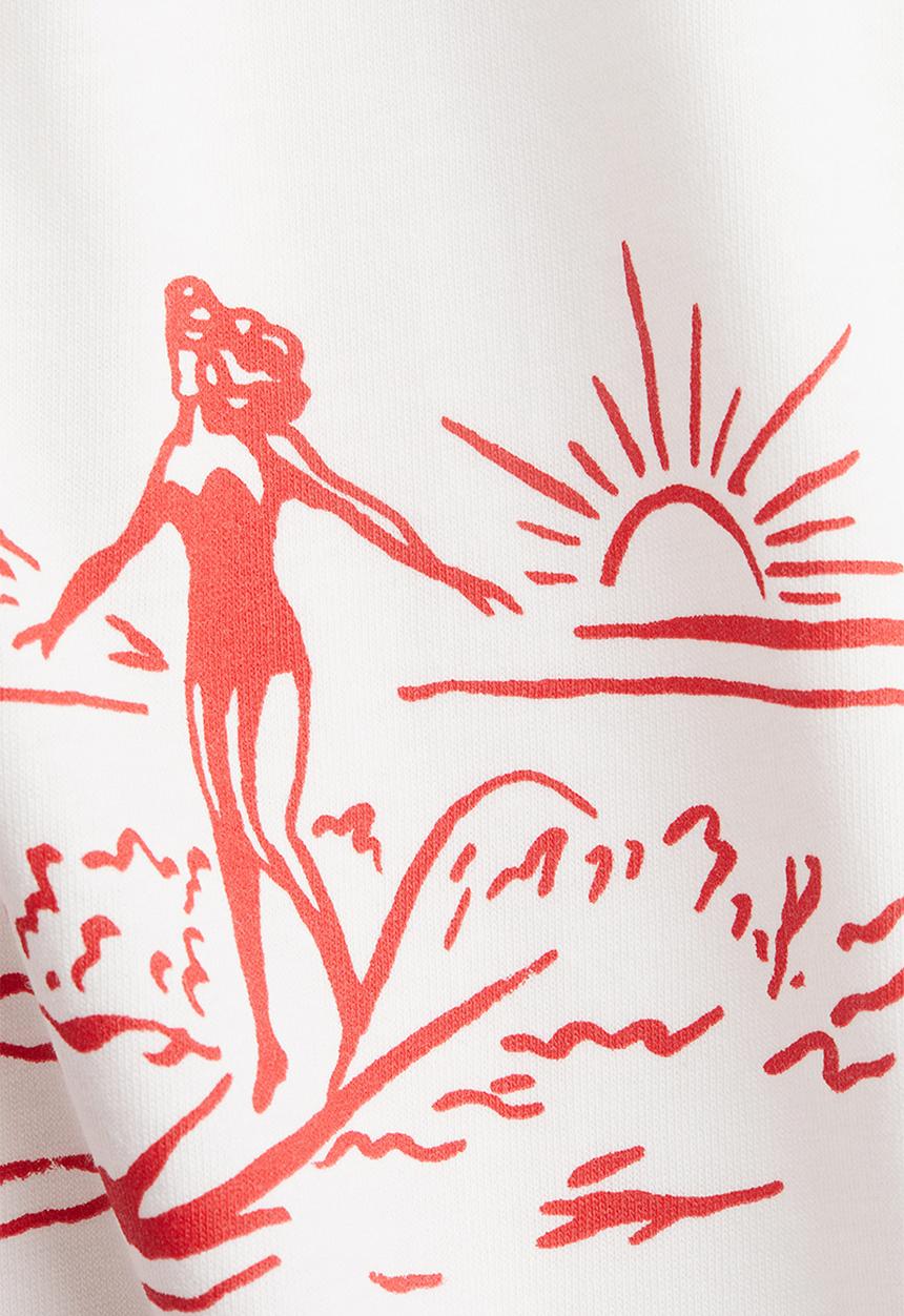 H&M - Oversized T-shirt - white/santa barbara 