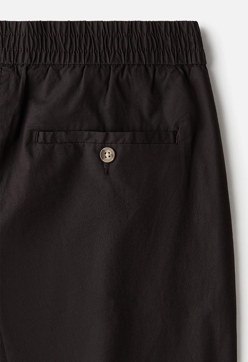 H&M - Relaxed fit poplin shorts - brown
