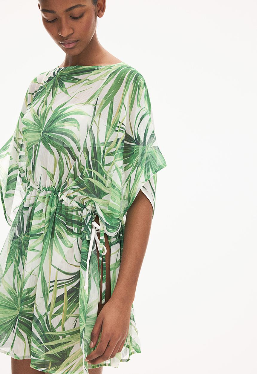 H&M - Beach kaftan - green,multi