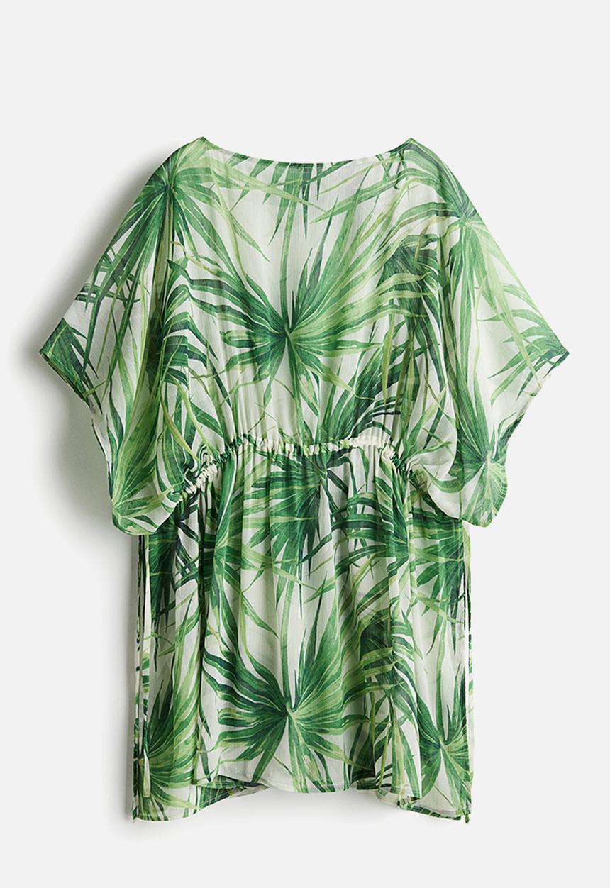 H&M - Beach kaftan - green,multi