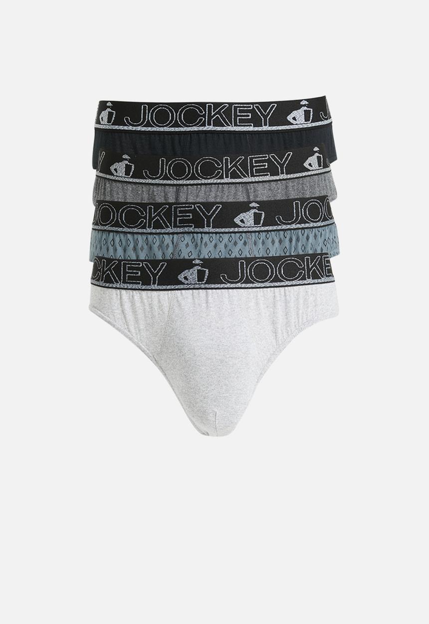 Jockey - 4 Pack brief fancy - grey