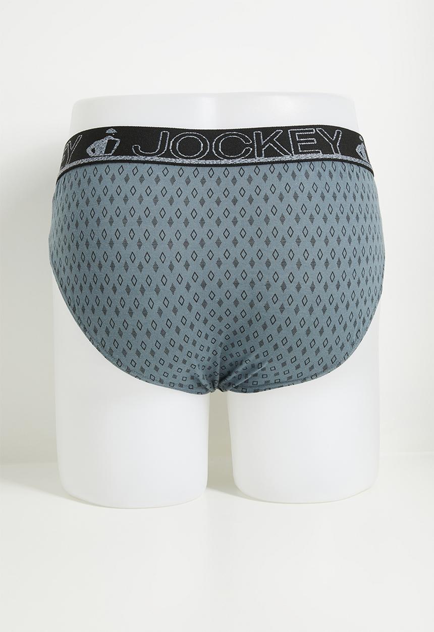 Jockey - 4 Pack brief fancy - grey