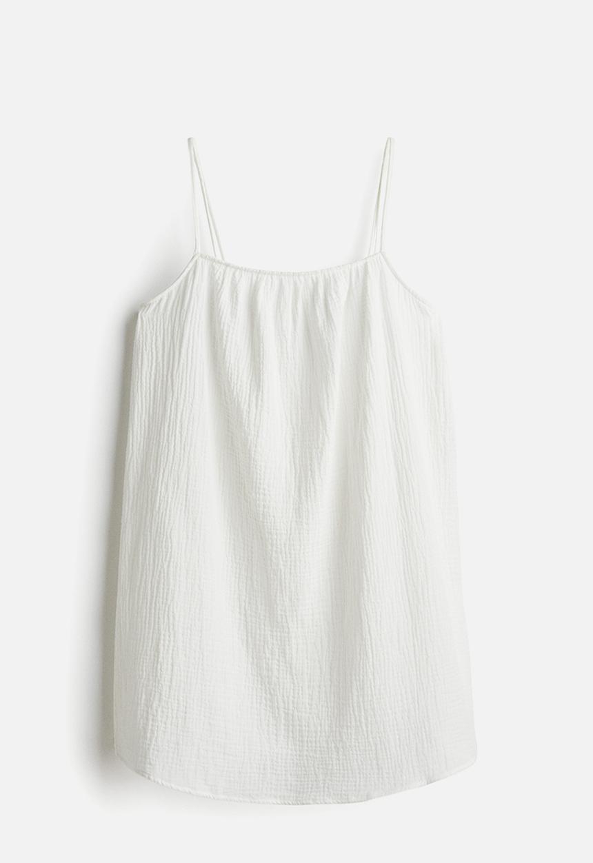 H&M - Muslin beach dress - white