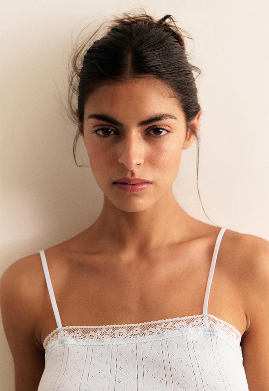 H&M - Pointelle pyjamas - pale blue