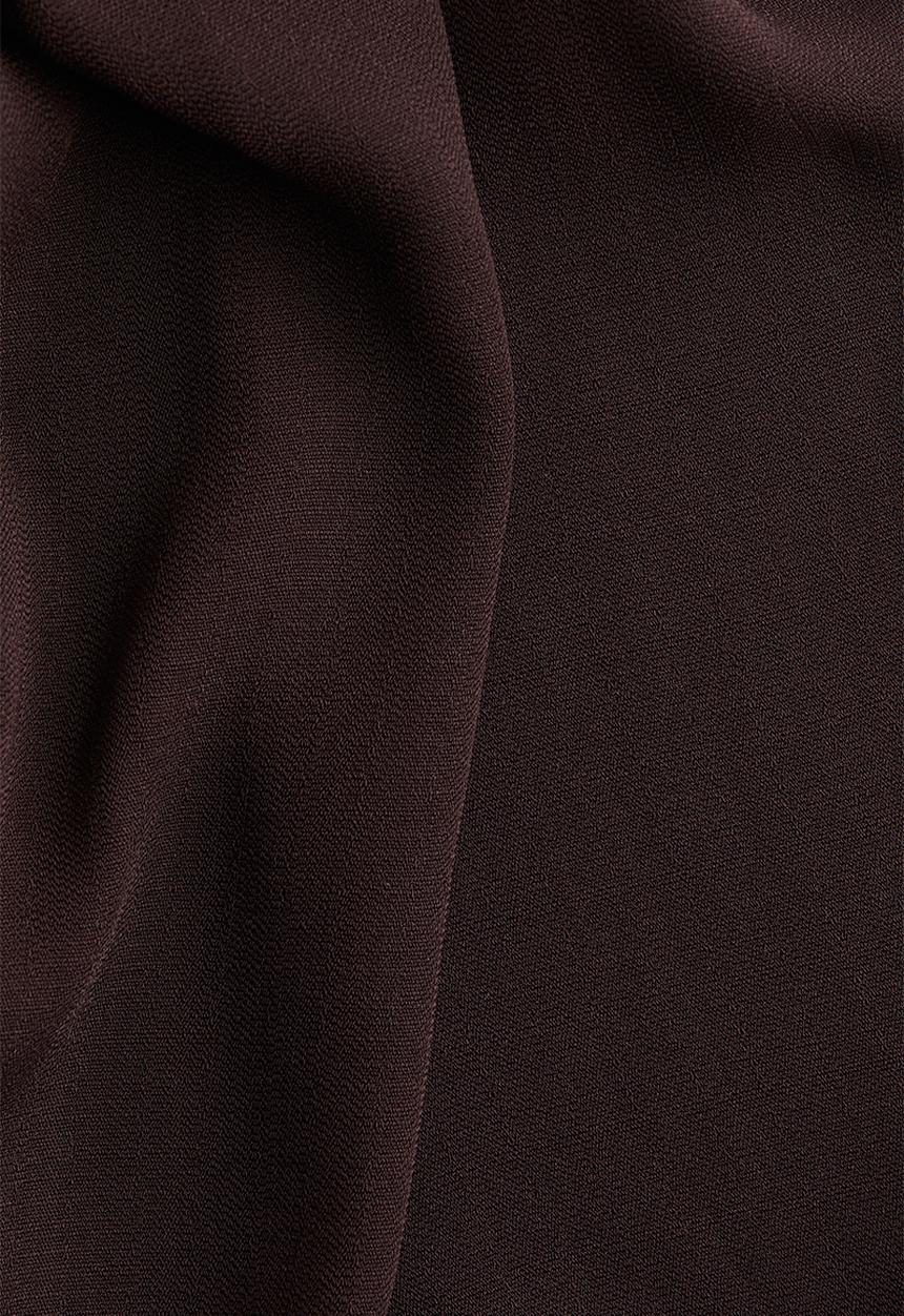 H&M - Open-back blouse - burgundy 