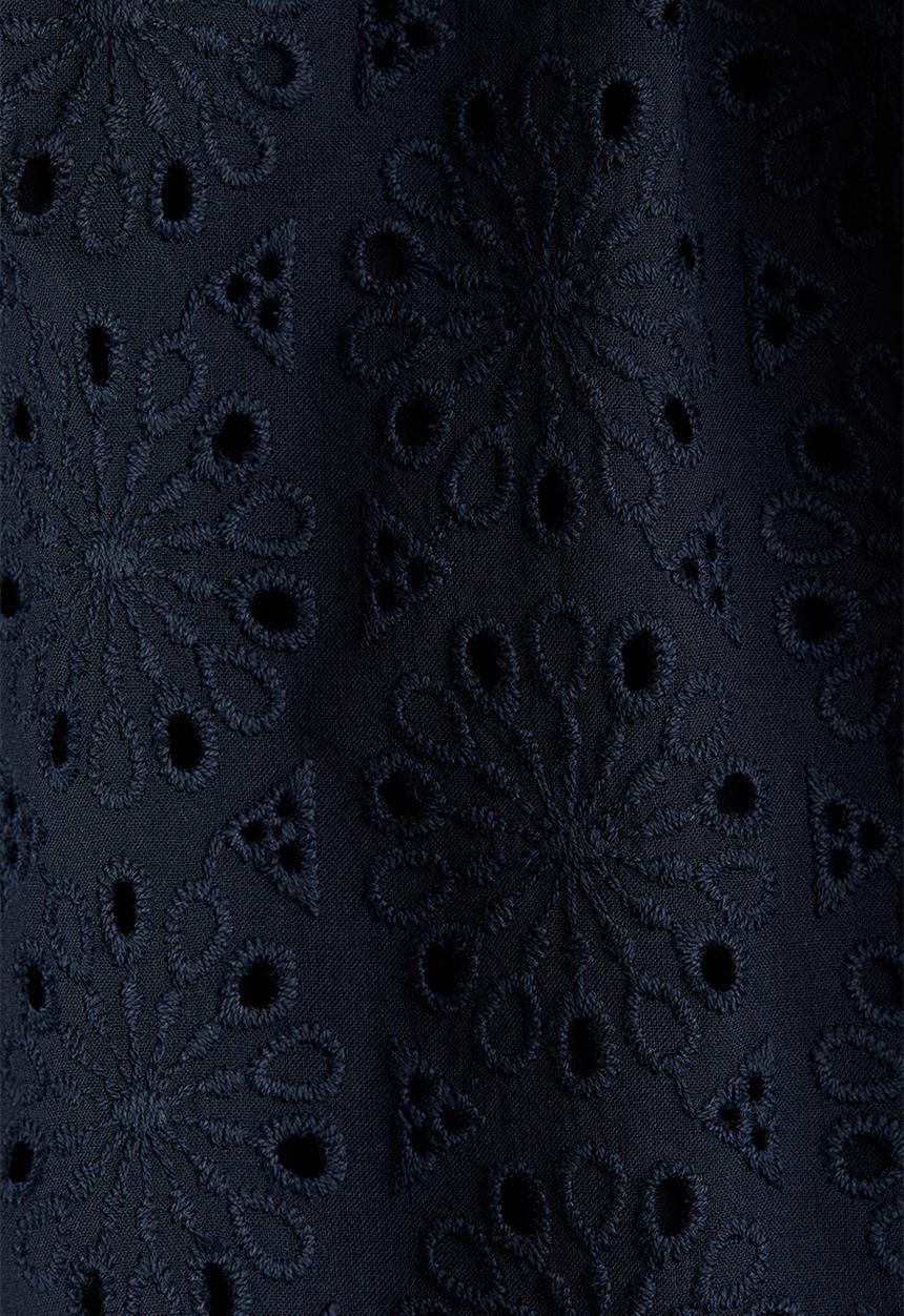 H&M - Broderie anglaise shorts - navy blue