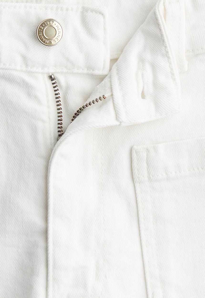 H&M - Denim shorts - white