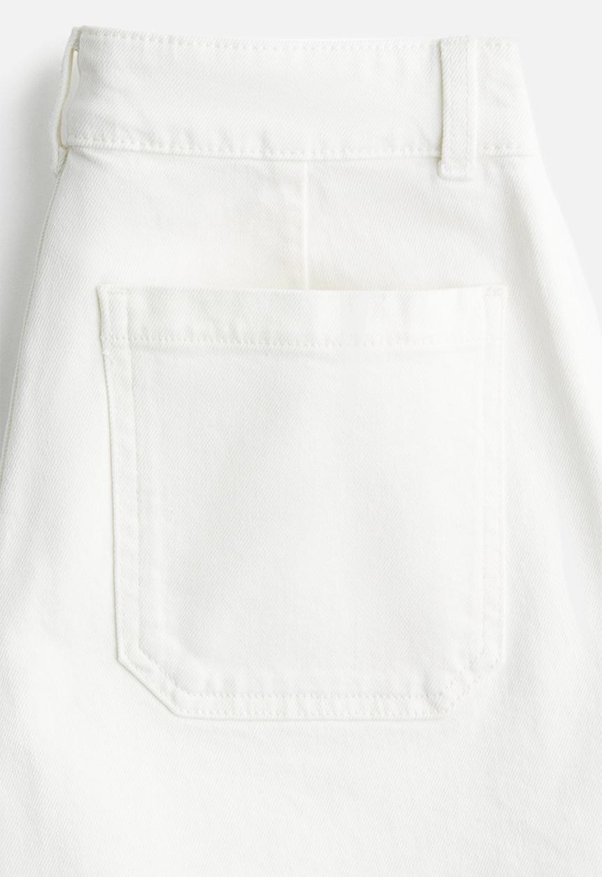 H&M - Denim shorts - white