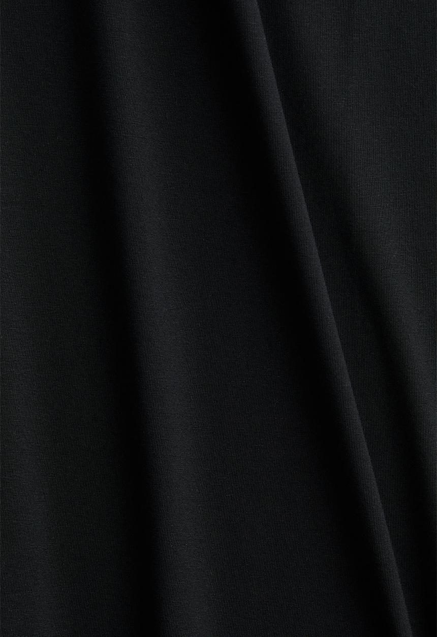 H&M - Long T-shirt dress - black