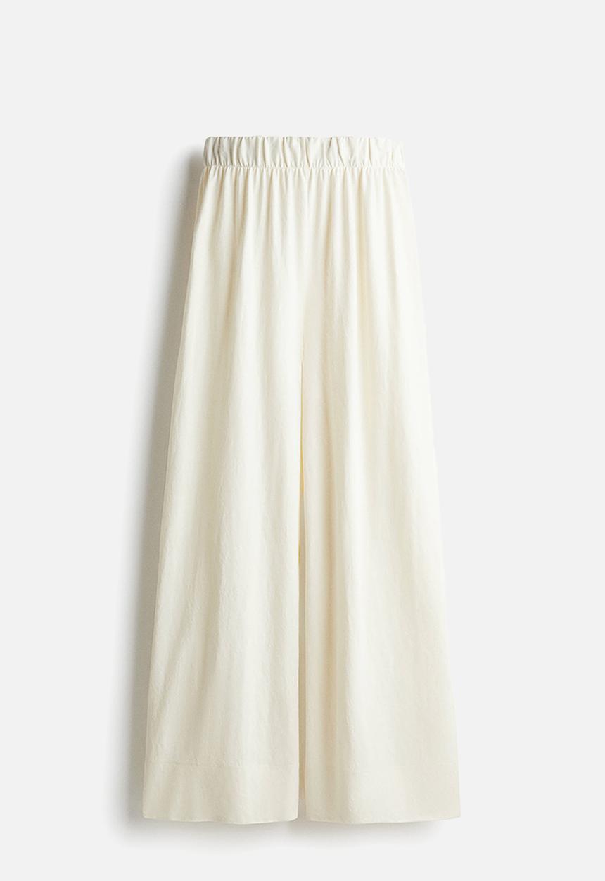 H&M - Wide trousers - white