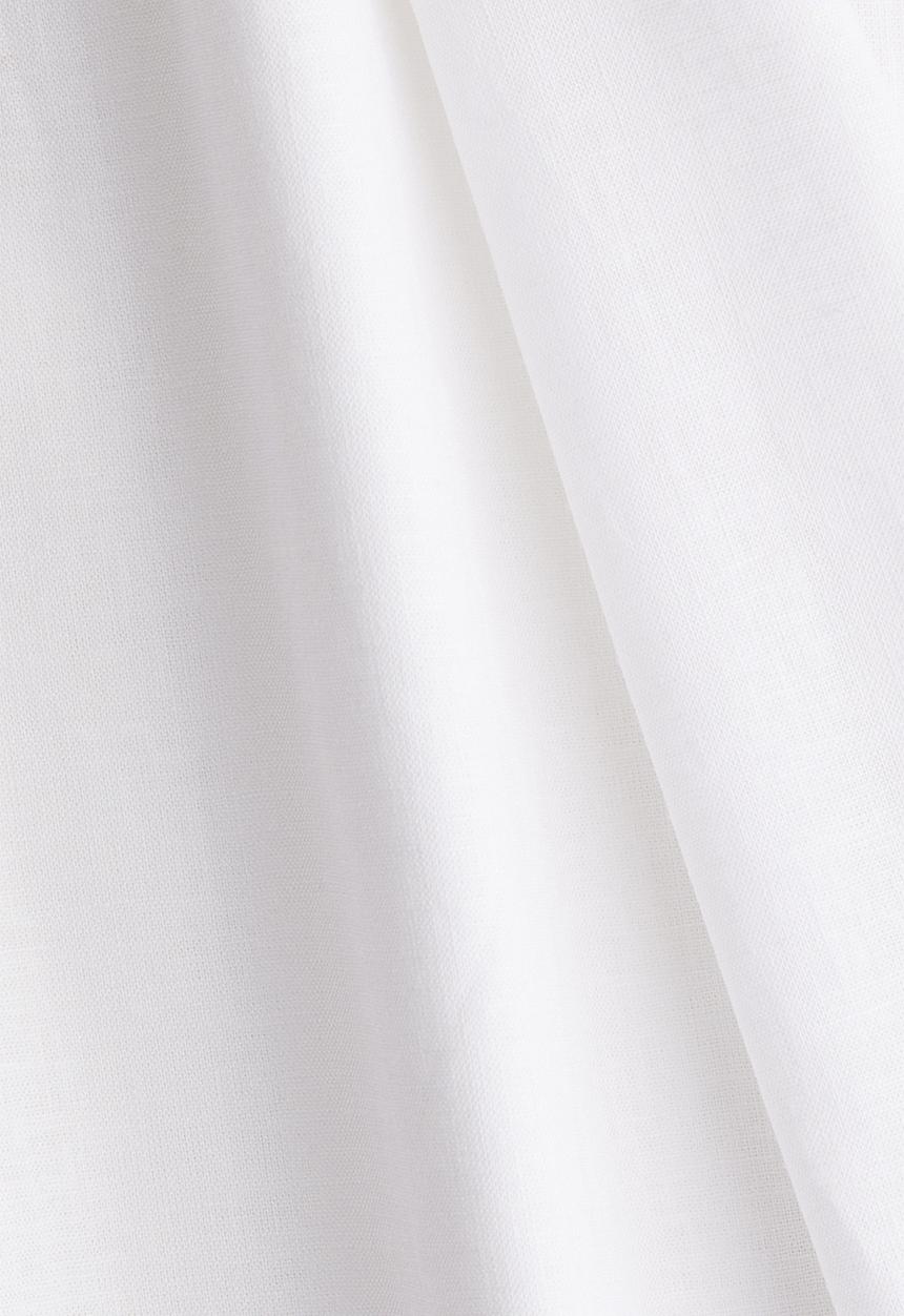 H&M - Linen-blend skirt - white