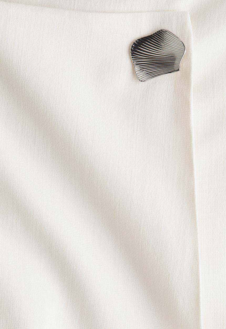 H&M - Wrap skort - white