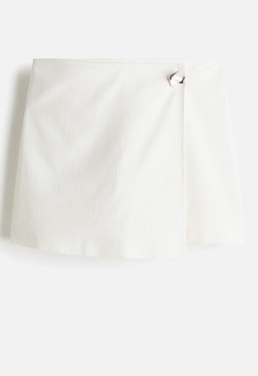 H&M - Wrap skort - white
