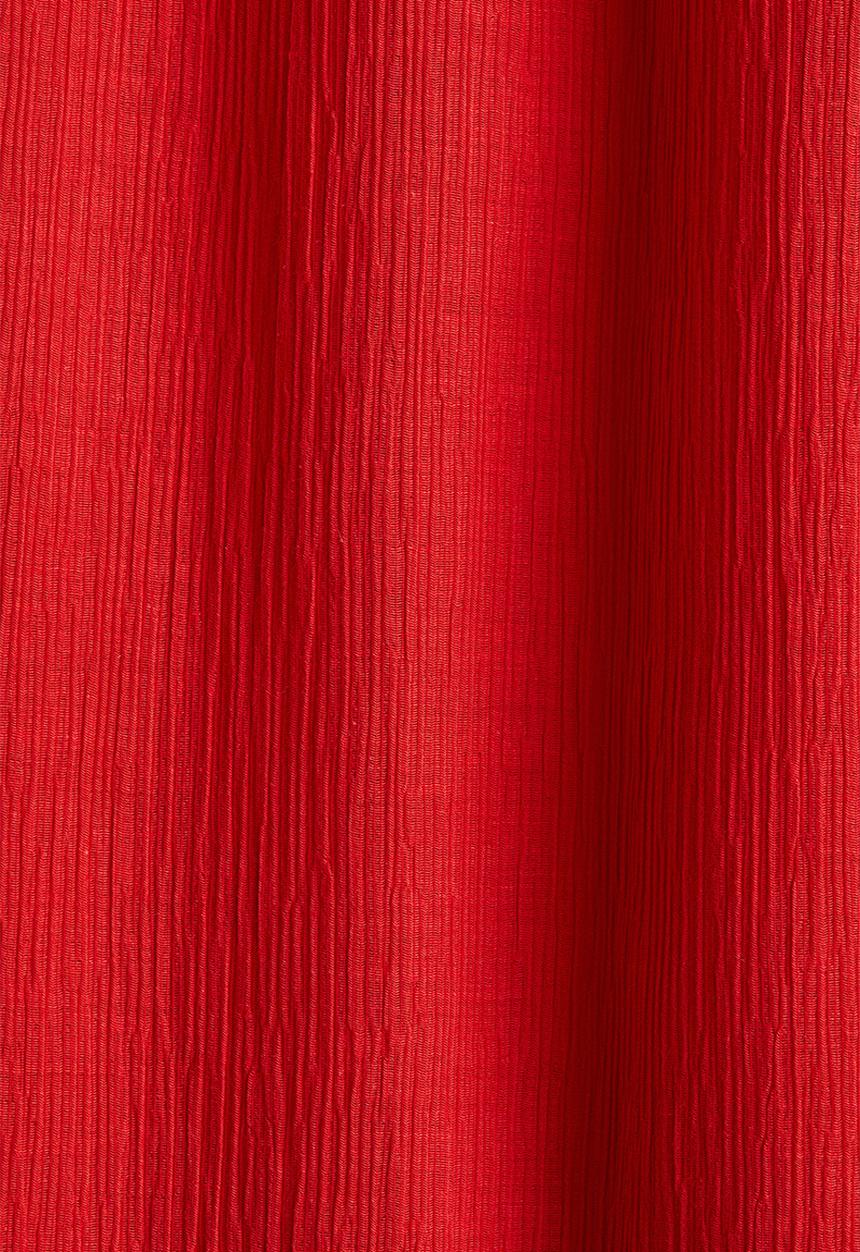 H&M - Crinkled strappy dress - red