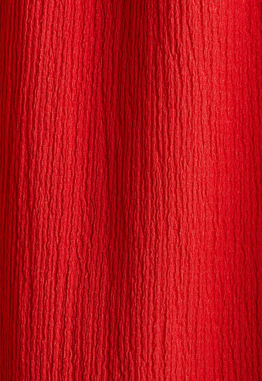 H&M - Crinkled jersey dress - red