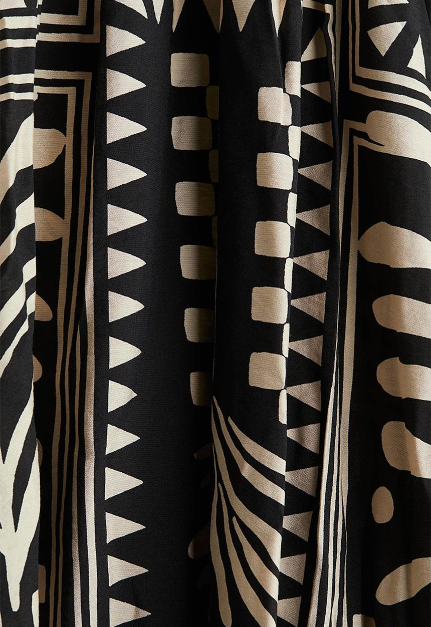 H&M - Strappy dress - black patterned