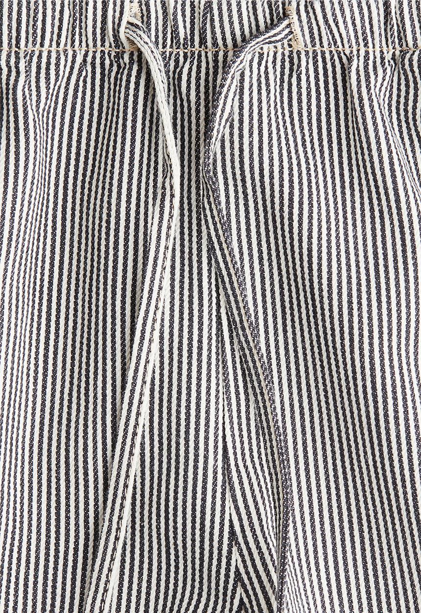 H&M - Drawstring shorts - white & black striped