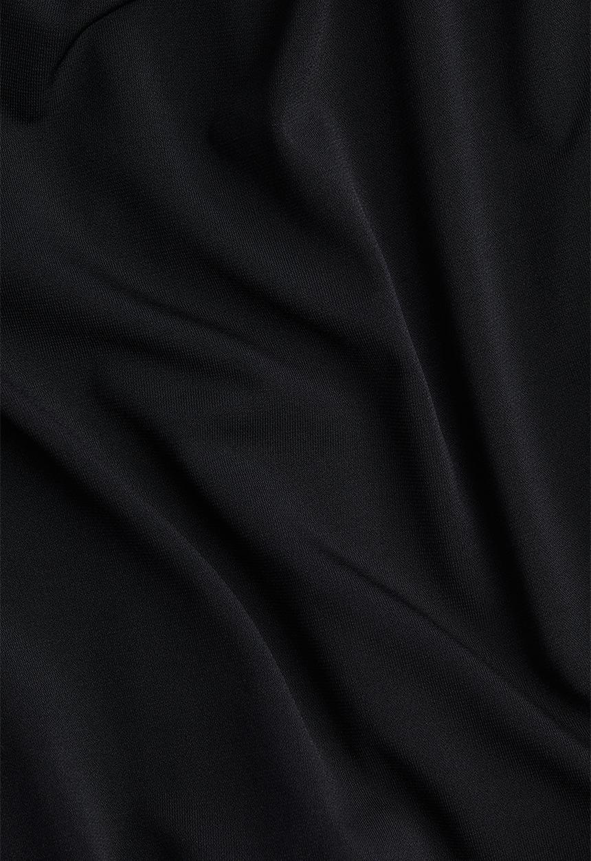 H&M - Draped cropped top - black