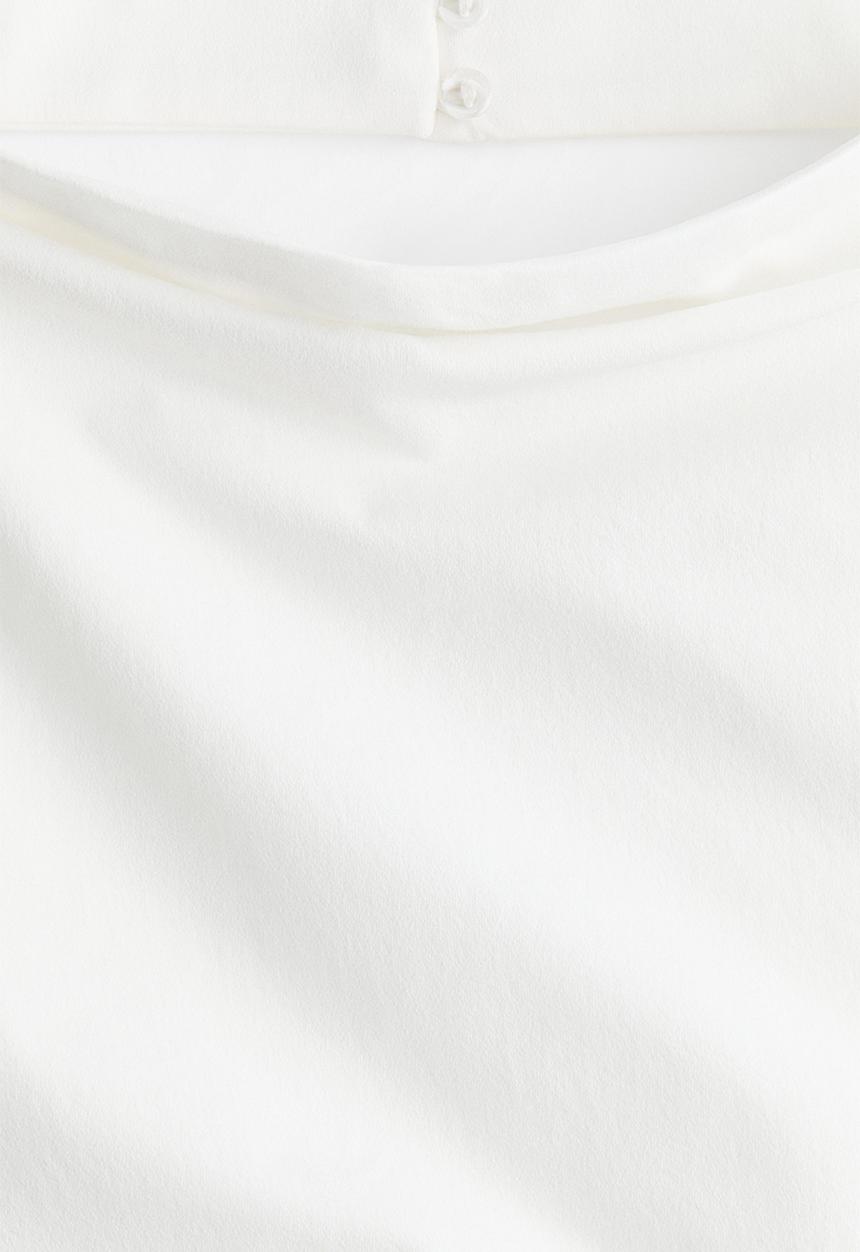 H&M - Draped halterneck top - white