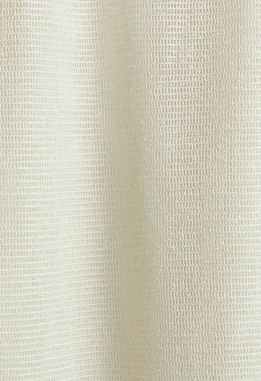 H&M - Wide hole-knit trousers - light greige 