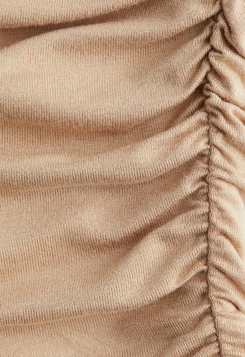 H&M - Draped tube top - beige