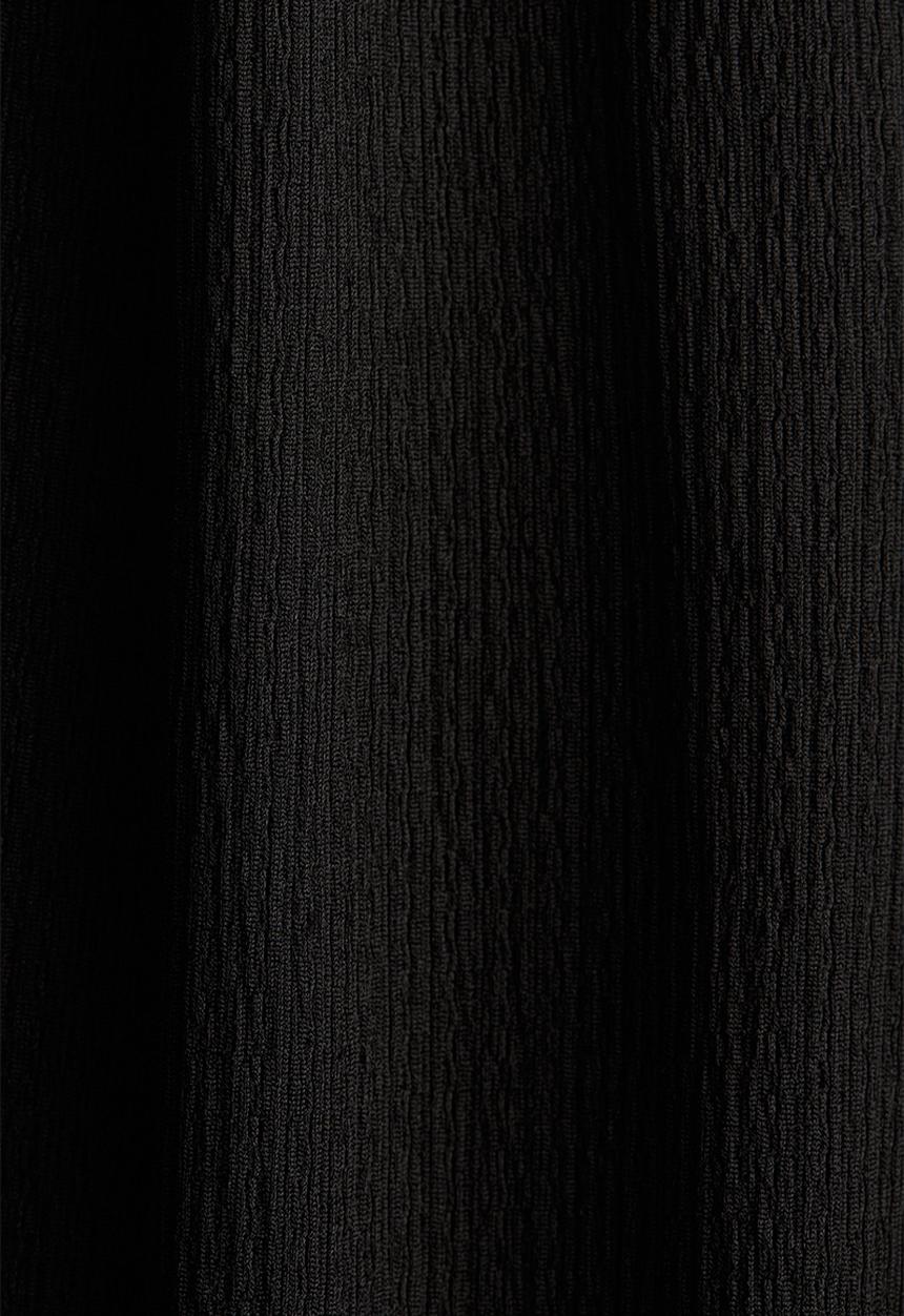 H&M - Crinkled jersey shorts - black