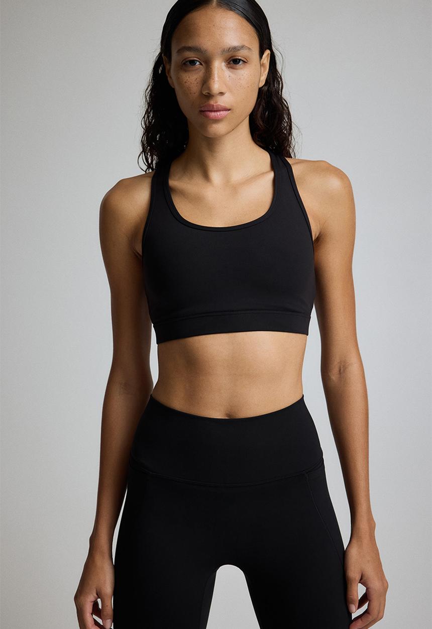 H&M - Medium support sports bra with softmove™ - black