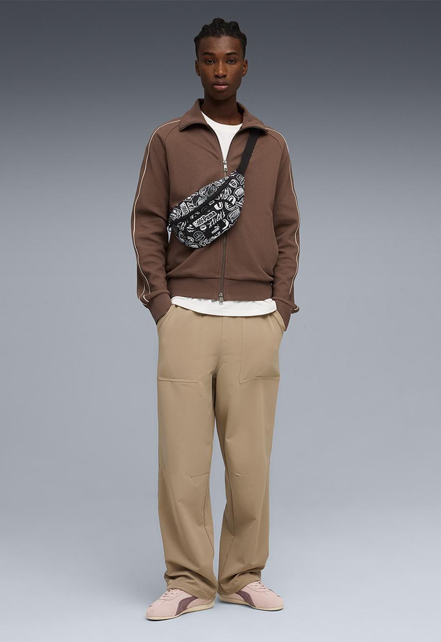 PUMA - Puma Academy Aop Waist Bag - Puma Black-Turbo Aop