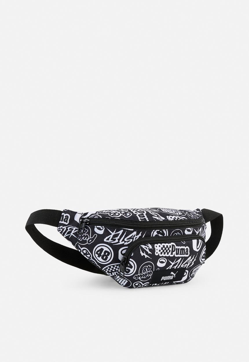 PUMA - Puma Academy Aop Waist Bag - Puma Black-Turbo Aop