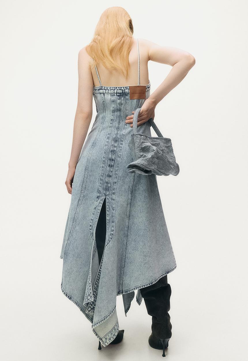 H&M - Glenn Martens H&M: Denim dress - light denim blue