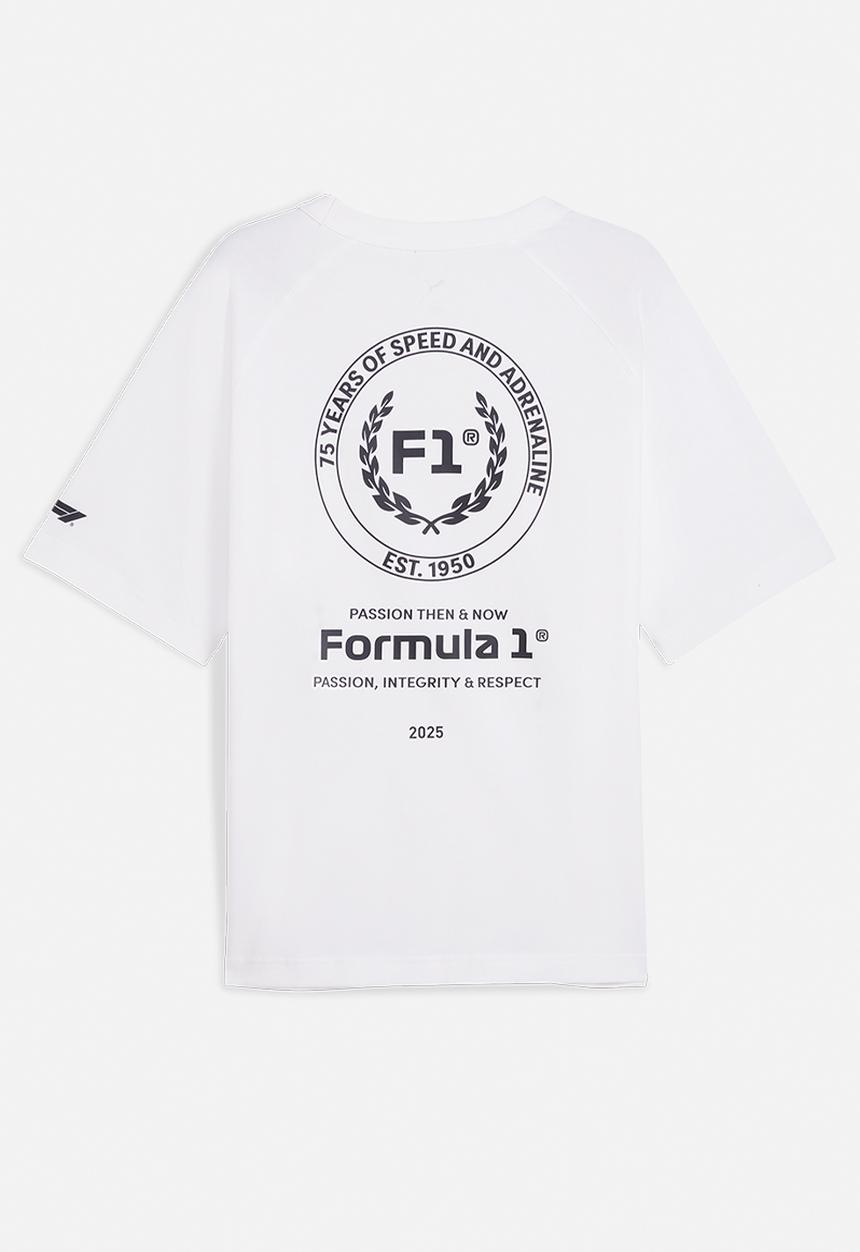 PUMA - F1 Tee 75yrs - Relaxed - PUMA White