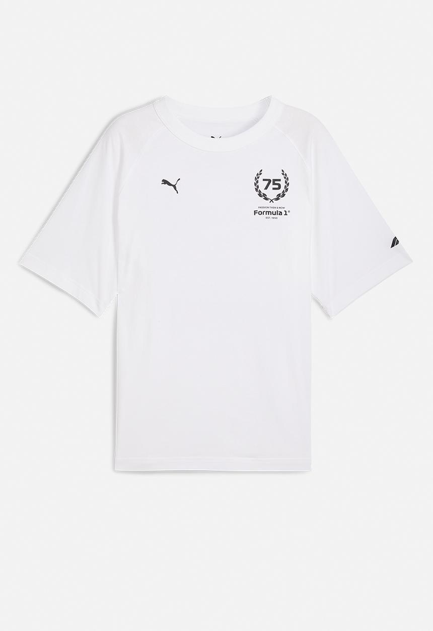 PUMA - F1 Tee 75yrs - Relaxed - PUMA White