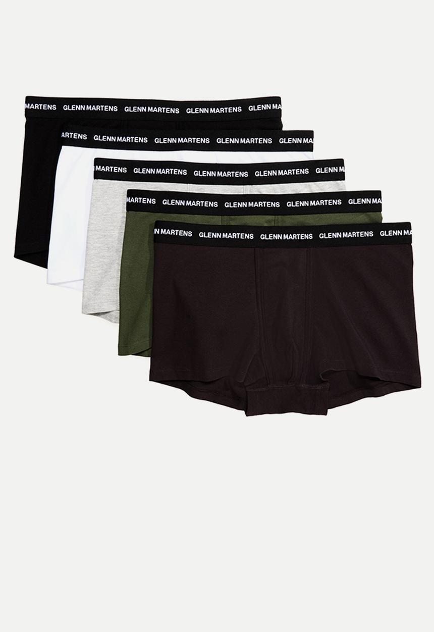 H&M - Glenn Martens H&M: 5-Pack short trunks - black