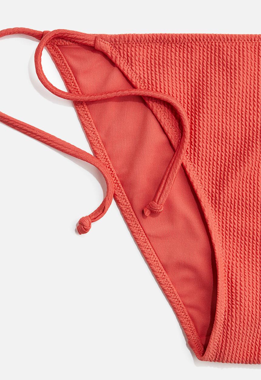 H&M - Tie tanga bikini bottoms - coral red