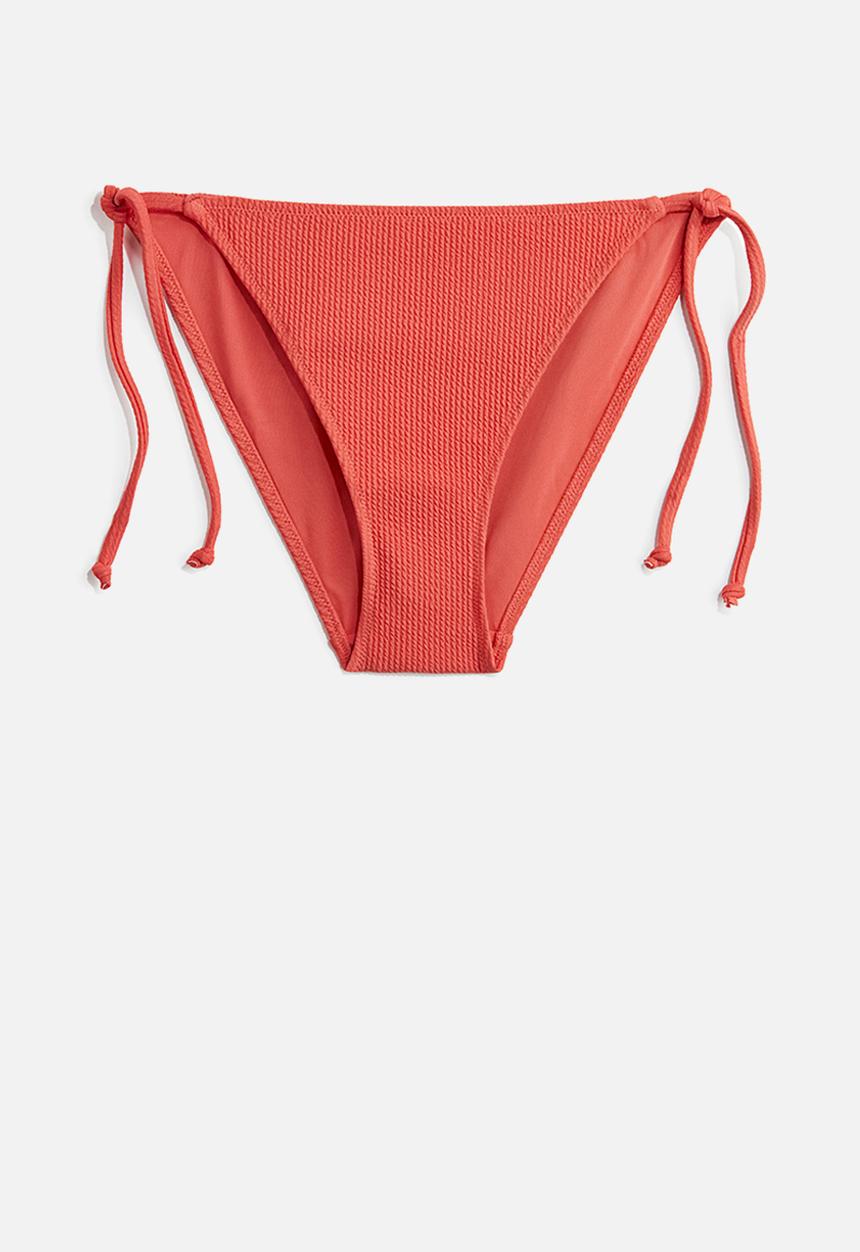 H&M - Tie tanga bikini bottoms - coral red