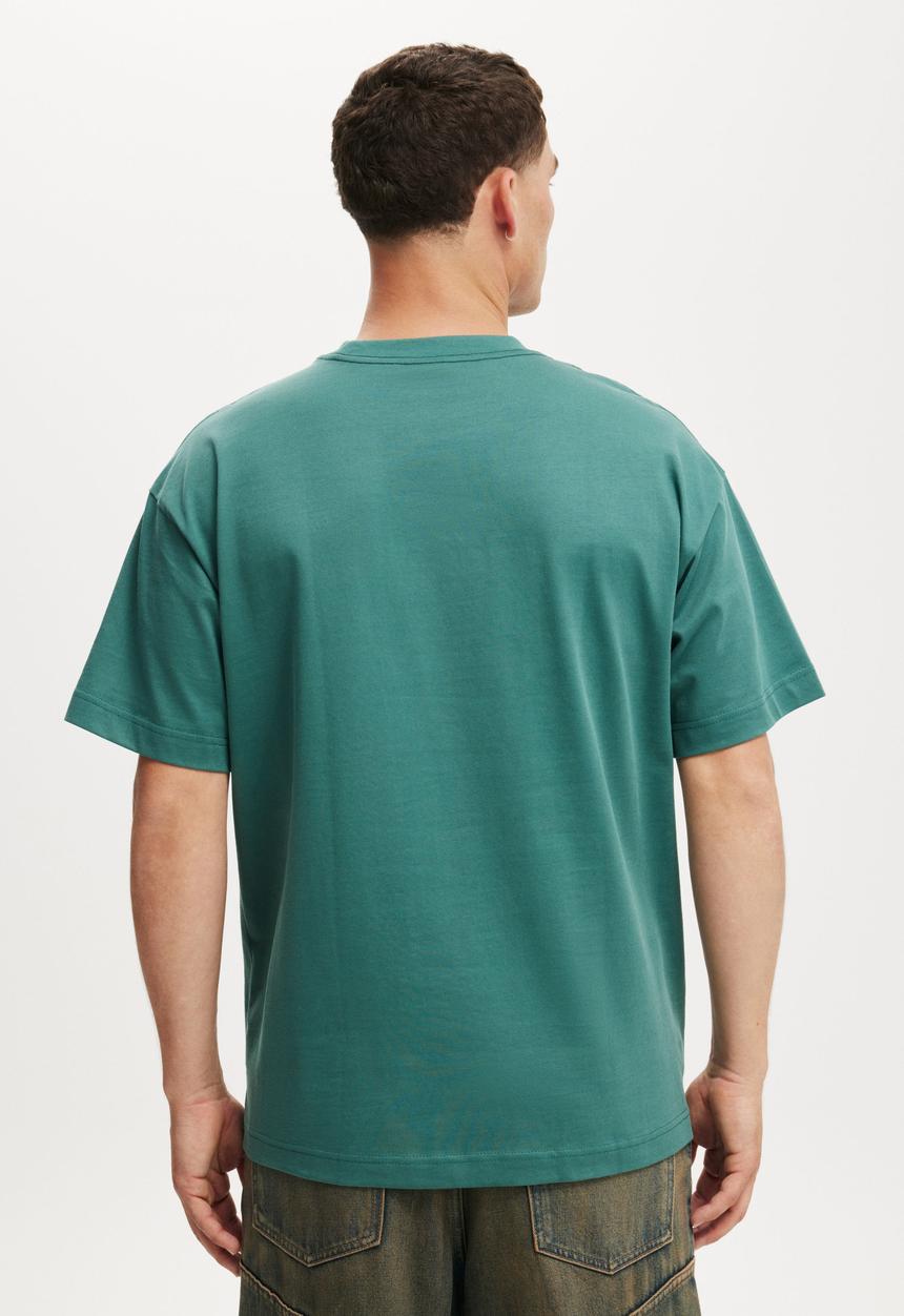 Cotton On - Box Fit T-Shirt - Frosted Teal