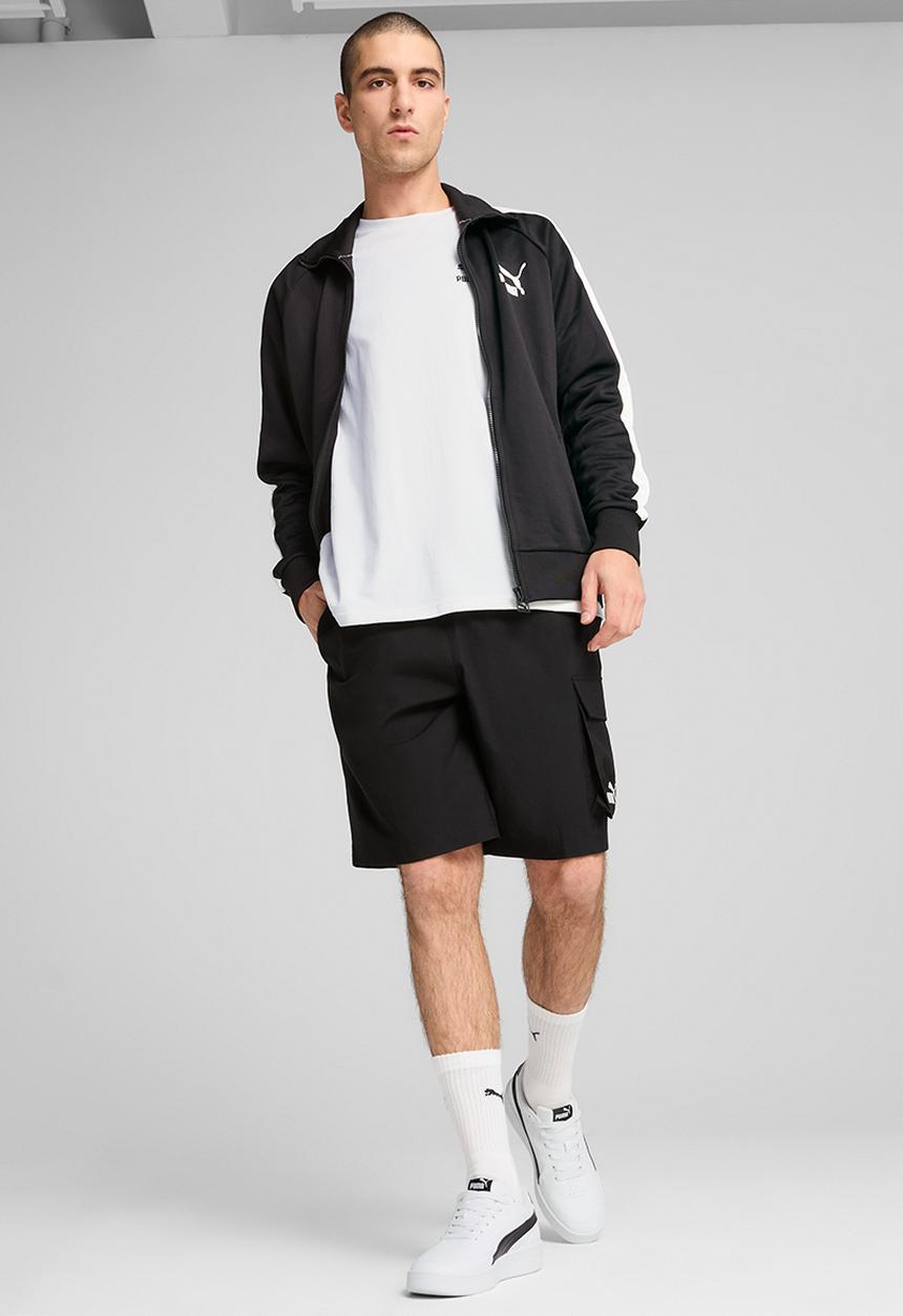 PUMA - ESS No. 1 Logo Woven Cargo Shorts 9" - PUMA Black
