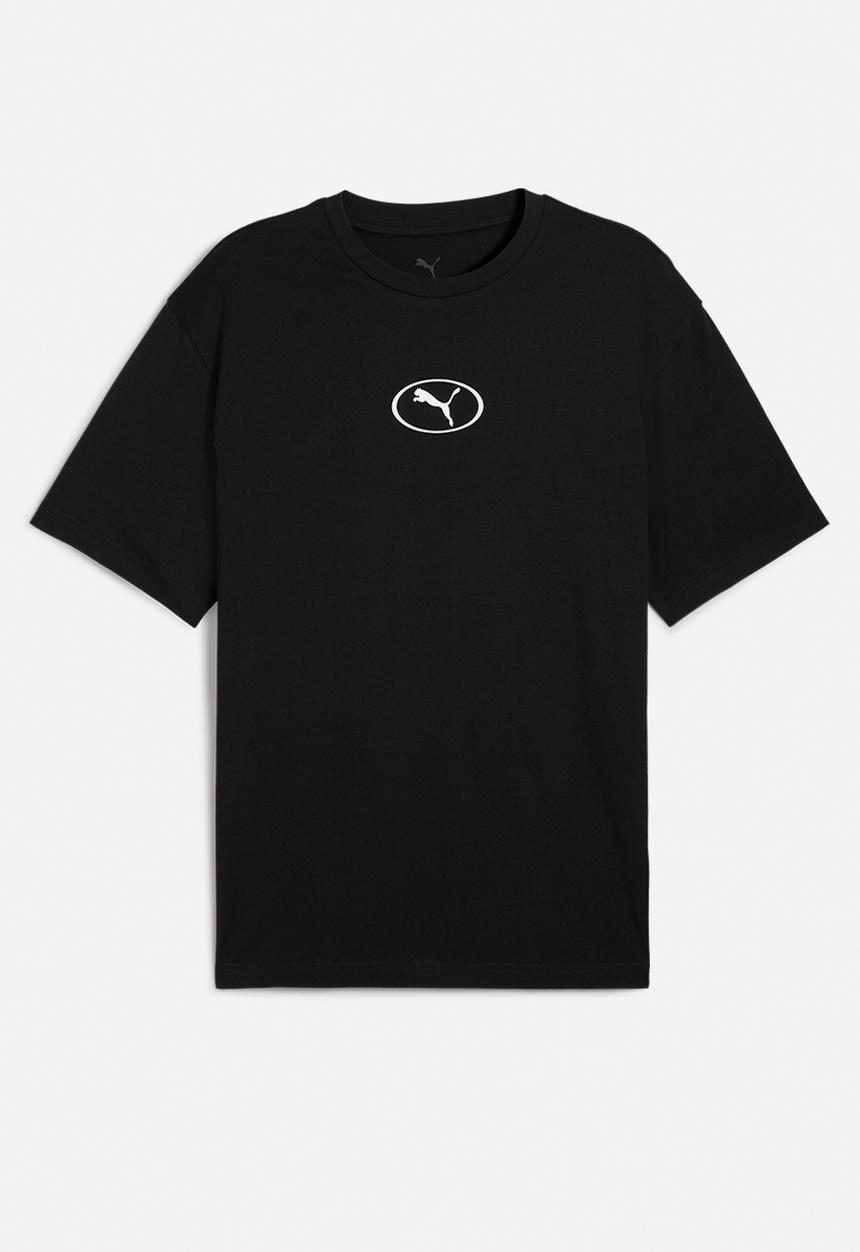 PUMA - PUMA Sport Relaxed Graphic Tee - PUMA Black