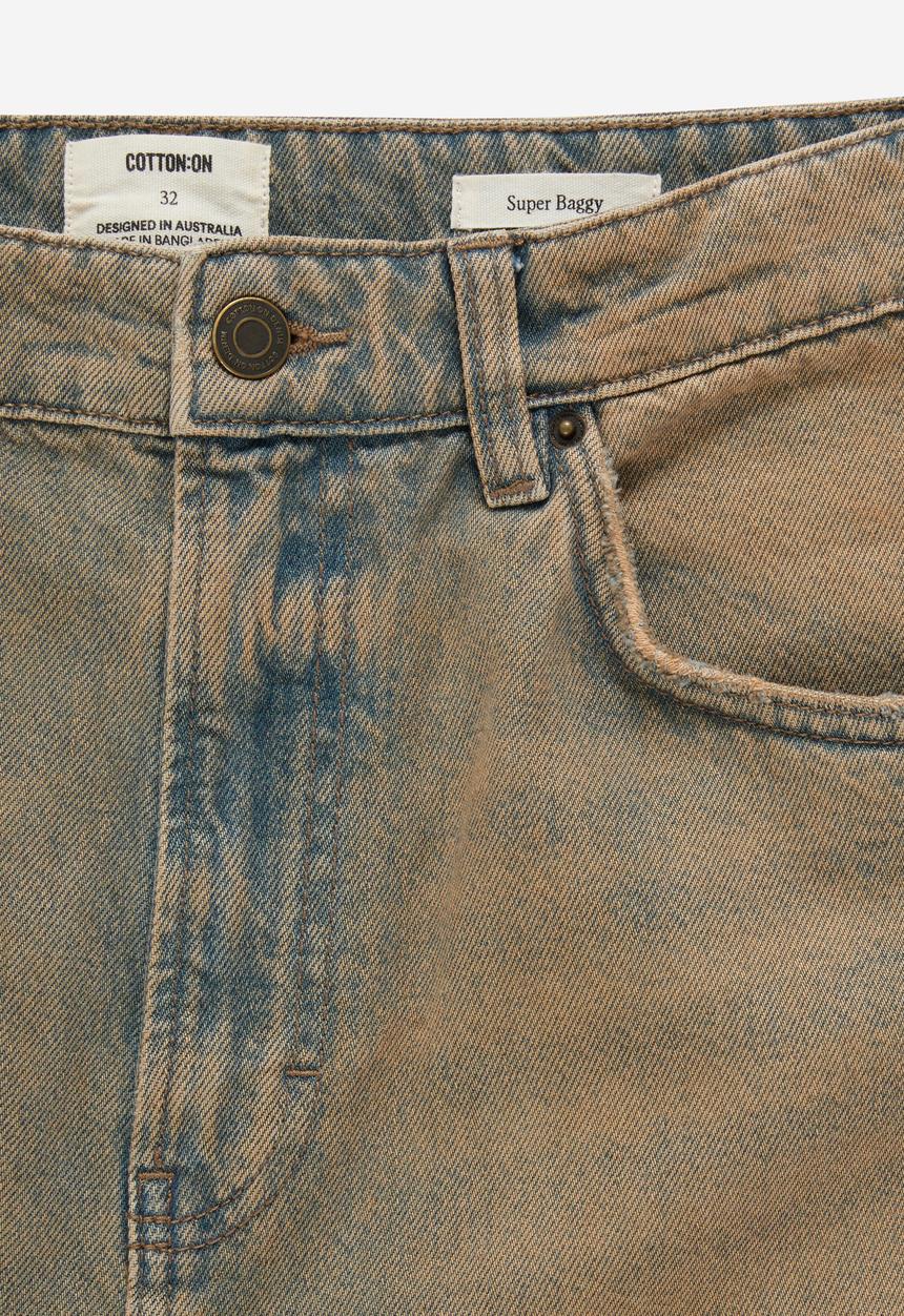 Cotton On - Super Baggy Jean - Espresso