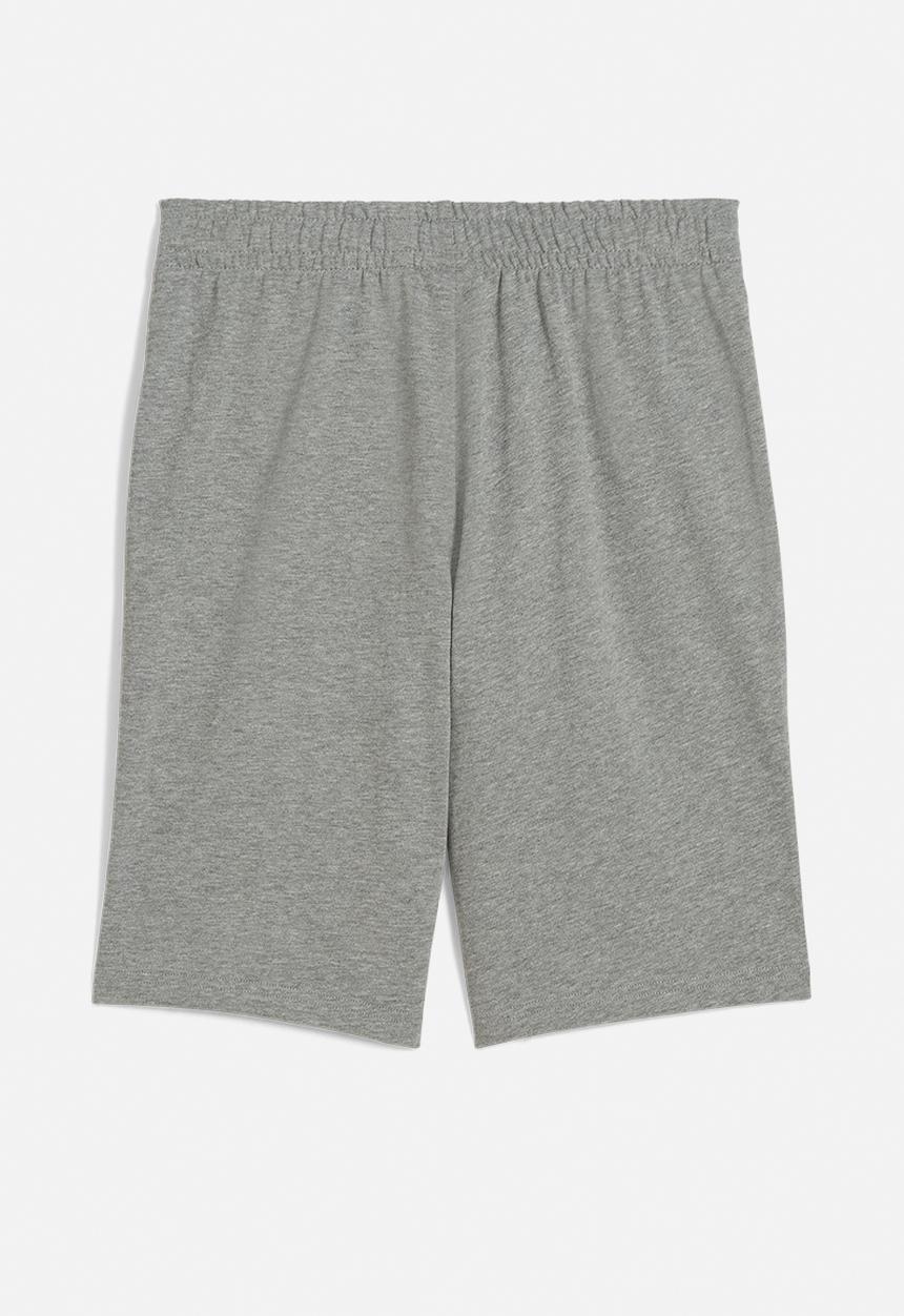 PUMA - Ess No. 1 Logo Jersey Shorts B-Medium Gray Heather