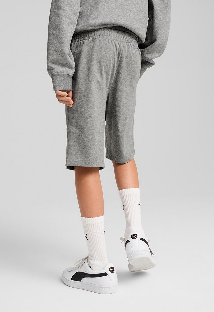 PUMA - Ess No. 1 Logo Jersey Shorts B-Medium Gray Heather